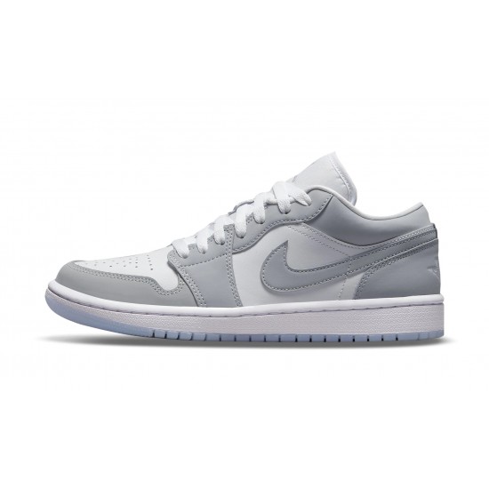 Air Jordan 1 Low Womens White Wolf Grey DC0774-105 Reps Shoes