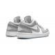 Air Jordan 1 Low Womens White Wolf Grey DC0774-105 Reps Shoes