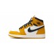 Air Jordan 1 High GradeSchool Yellow Ochre Black FD1437-701 Reps Shoes