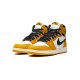 Air Jordan 1 High GradeSchool Yellow Ochre Black FD1437-701 Reps Shoes