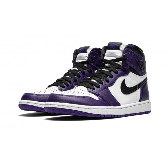 Air Jordan 1 High Mens Court Purple 2.0 555088-500 Reps Shoes