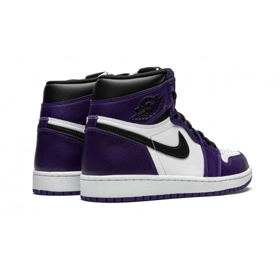 Air Jordan 1 High Mens Court Purple 2.0 555088-500 Reps Shoes