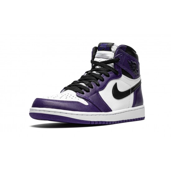 Air Jordan 1 High Mens Court Purple 2.0 555088-500 Reps Shoes