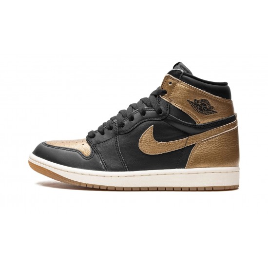 Air Jordan 1 High Mens Metallic Gold DZ5485-071 Reps Shoes