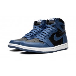 Air Jordan 1 High Mens OG Dark Marina Blue 555088-404 Reps Shoes