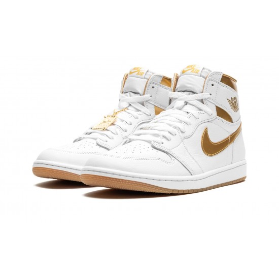 Air Jordan 1 High Womens Metallic Gold FD2596-107 Reps Shoes