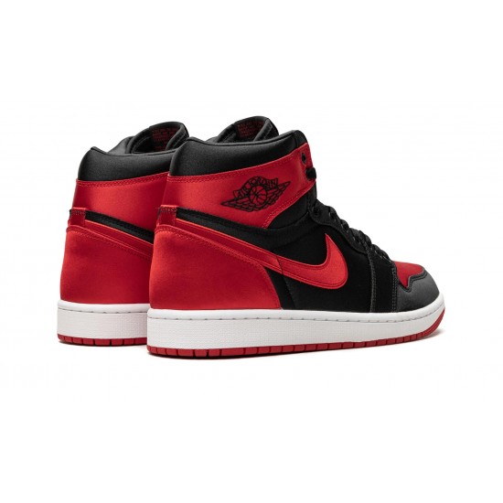 Air Jordan 1 High Womens Satin Bred FD4810-061 Reps Shoes