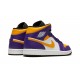 Air Jordan 1 Mid Mens Lakers DQ8426-517 Reps Shoes