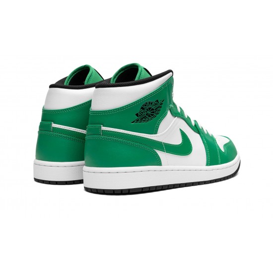 Air Jordan 1 Mid Mens Lucky Green DQ8426-301 Reps Shoes