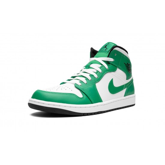 Air Jordan 1 Mid Mens Lucky Green DQ8426-301 Reps Shoes