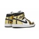 Air Jordan 1 Mid Mens Metallic Gold Dc1419-700 Reps Shoes