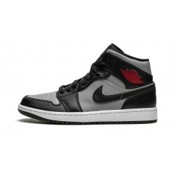 Air Jordan 1 Mid Mens Shadow Red 554724-096 Reps Shoes