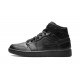 Air Jordan 1 Mid Mens Triple Black 554724-093 Reps Shoes