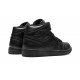 Air Jordan 1 Mid Mens Triple Black 554724-093 Reps Shoes