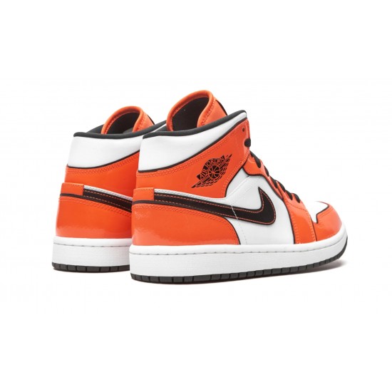 Air Jordan 1 Mid Mens Turf Orange DD6834-802 Reps Shoes