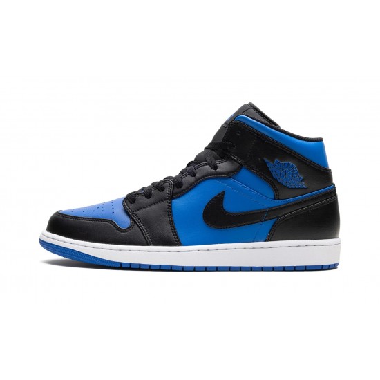 Air Jordan 1 Mid Mens Varsity Royal DQ8426-042 Reps Shoes