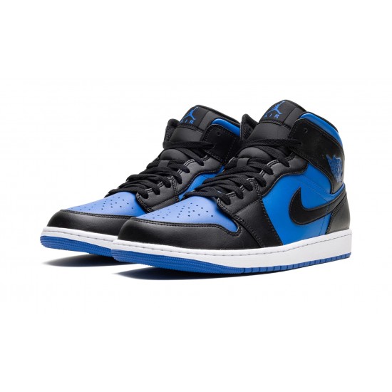 Air Jordan 1 Mid Mens Varsity Royal DQ8426-042 Reps Shoes