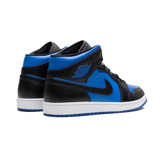 Air Jordan 1 Mid Mens Varsity Royal DQ8426-042 Reps Shoes