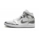 Air Jordan 1 Mid Womens SE Metallic Silver FN5031-100 Reps Shoes