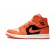 Air Jordan 1 SE Mid Womens Orange  Black DM3381-600 Reps Shoes