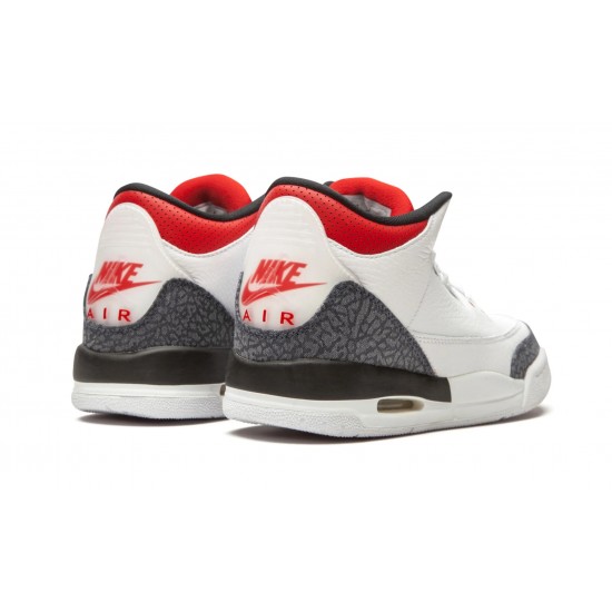 Air Jordan 3 GradeSchool Retro Denim CZ6634-100 Reps Shoes