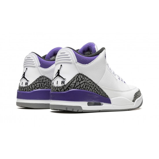 Air Jordan 3 Mens Dark Iris CT8532-105 Reps Shoes