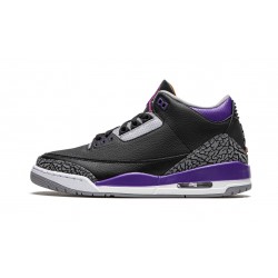 Air Jordan 3 Mens Retro Court Purple CT8532-050 Reps Shoes