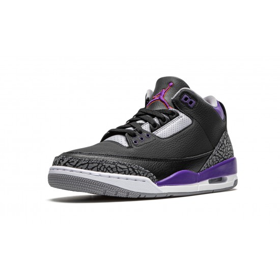 Air Jordan 3 Mens Retro Court Purple CT8532-050 Reps Shoes