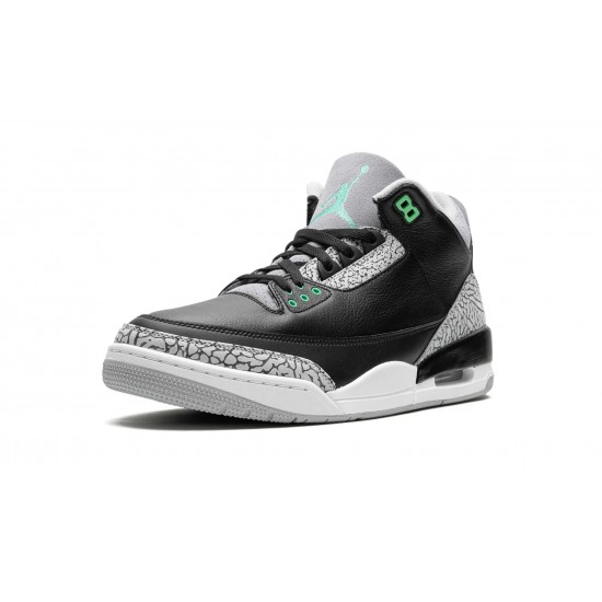 Air Jordan 3 Mens Retro Green Glow CT8532-031 Reps Shoes