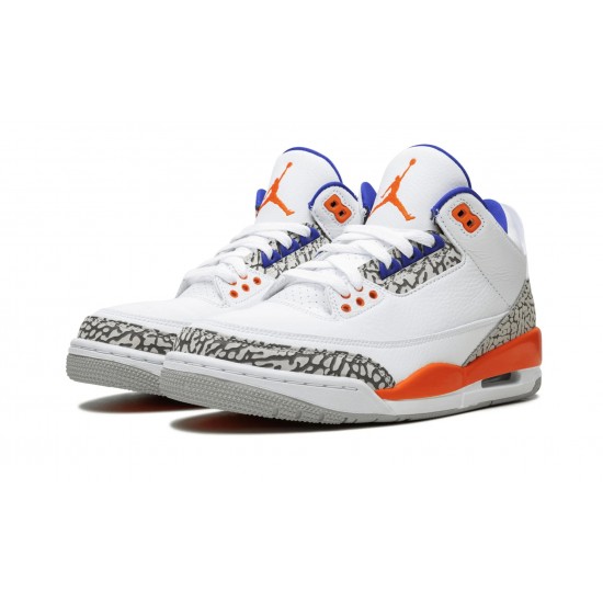 Air Jordan 3 Mens Retro Knicks 136064-148 Reps Shoes