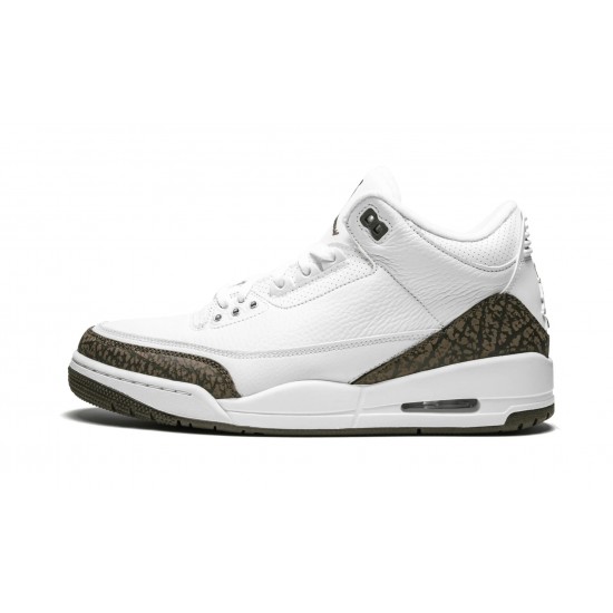 Air Jordan 3 Mens Retro Mocha 136064-122 Reps Shoes