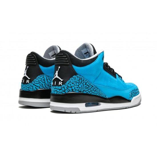 Air Jordan 3 Mens Retro Powder Blue 136064-406 Reps Shoes