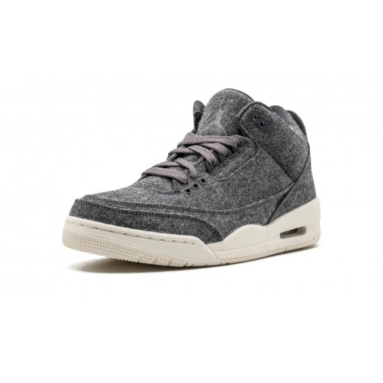 Air Jordan 3 Mens Retro Wool 854263-004 Reps Shoes