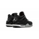 Air Jordan 4 GradeSchool Black Canvas DV0553-006 Reps Shoes