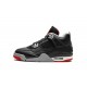 Air Jordan 4 GradeSchool FQ8213-006 Bred Reimagined Reps Shoes