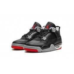 Air Jordan 4 GradeSchool FQ8213-006 Bred Reimagined Reps Shoes