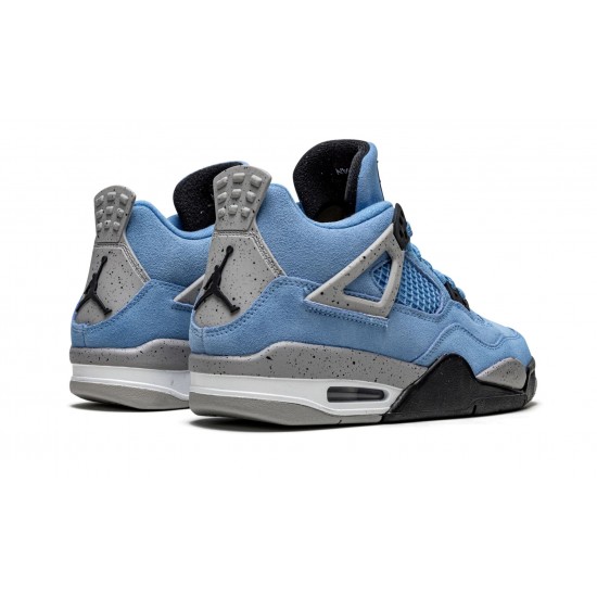 Air Jordan 4 GradeSchool Retro University Blue 408452-400 Reps Shoes