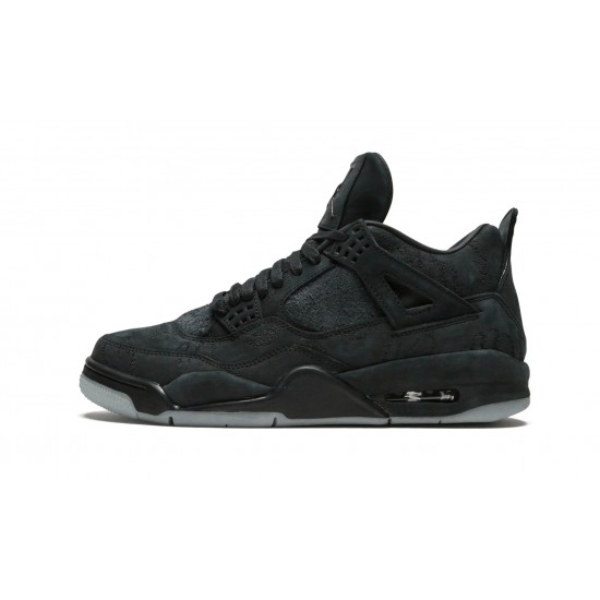 Air Jordan 4 Mens Retro Kaws Black 930155-001 Reps Shoes