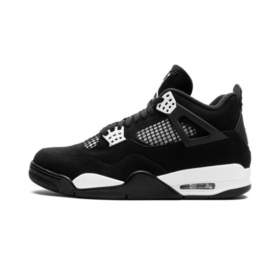 Air Jordan 4 Mens White Thunder Black FQ8138-001 Reps Shoes