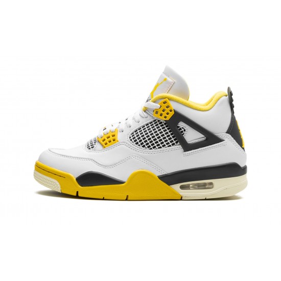 Air Jordan 4 Womens Vivid Sulfur AQ9129-101 Reps Shoes