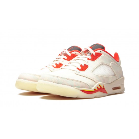 Air Jordan 5 Low Mens Retro Chinese New Year 2021 DD2240-100 Reps Shoes