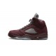 Air Jordan 5 Mens Burgundy 2023 DZ4131-600 Reps Shoes