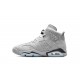 Air Jordan 6 GradeSchool Retro Georgetown 384665-012 Reps Shoes