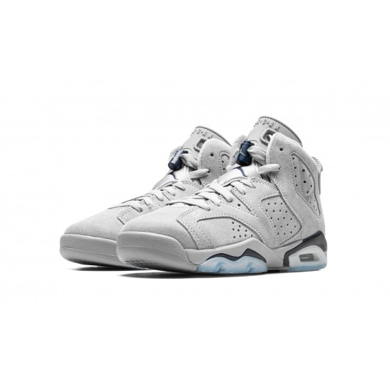 Air Jordan 6 GradeSchool Retro Georgetown 384665-012 Reps Shoes