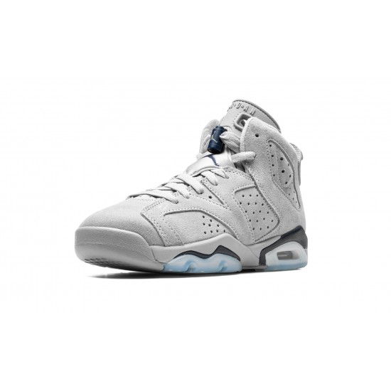 Air Jordan 6 GradeSchool Retro Georgetown 384665-012 Reps Shoes