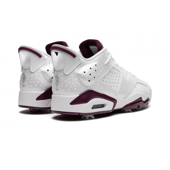 Air Jordan 6 Mens Golf Nrg Bordeaux DV6796-116 Reps Shoes