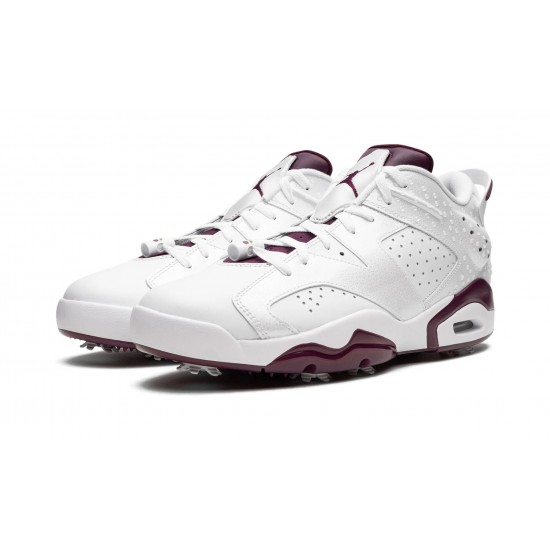 Air Jordan 6 Mens Golf Nrg Bordeaux DV6796-116 Reps Shoes