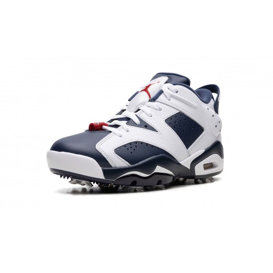 Air Jordan 6 Mens Golf Olympic DV1376-101 Reps Shoes