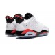 Air Jordan 6 Mens Golf White Infrared DV1376-106 Reps Shoes