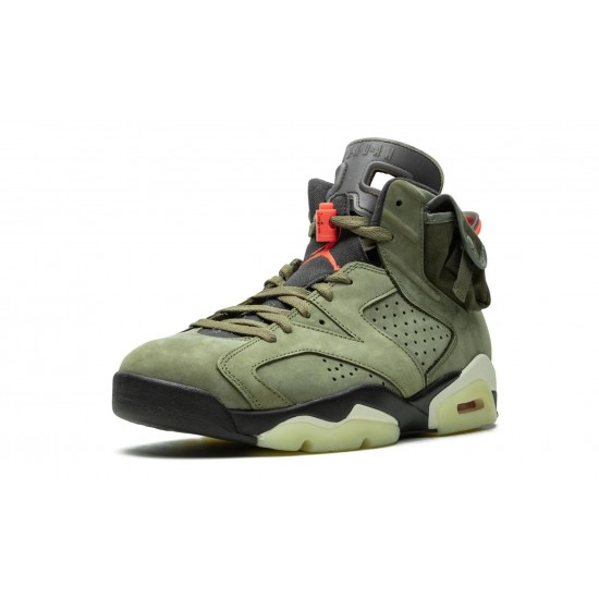 Air Jordan 6 Mens Retro Cactus Jack - Travis Scott CN1084-200 Reps Shoes